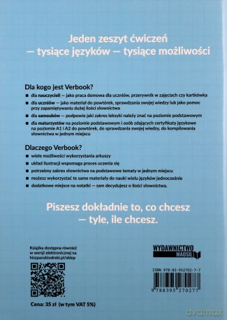 Świat. Verbook. Zeszyt ćwiczeń do nauki słówek języków obcych. Poziom A1-A2. Część 2 - Eliza Illukiewicz [KSIĄŻKA]