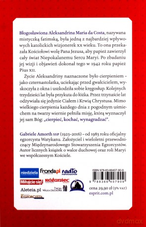 Ukryta w uśmiechu. Bł. Aleksandrina Maria da Costa - Gabriele Amorth [KSIĄŻKA]