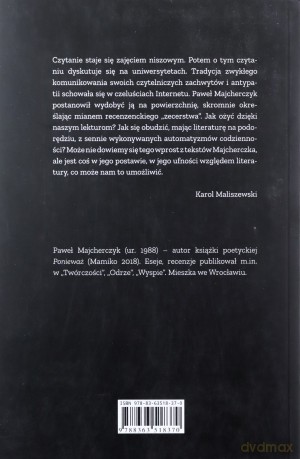 Usługi zecerskie. Teksty krytyczne! - Paweł Majcherczyk [KSIĄŻKA]