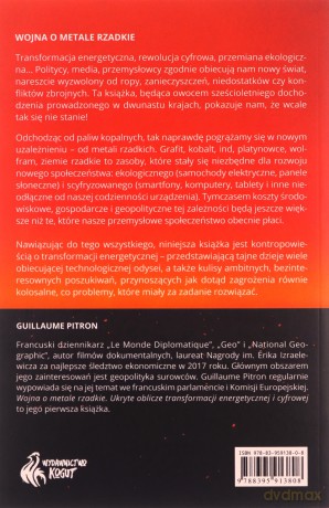 Wojna o metale rzadkie. Ukryte oblicze transformacji energetycznej i cyfrowej - Guillaume Pitron [KSIĄŻKA]
