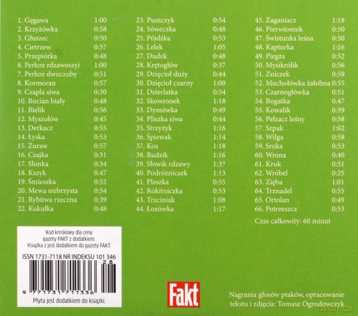 Śpiewy ptaków [CD]