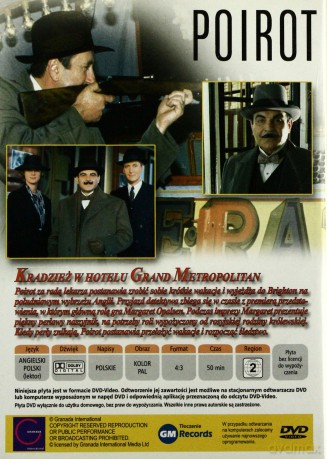Wielcy Detektywi: Poirot 32: Kradzież w Hotelu Grand Metropolitan [DVD]