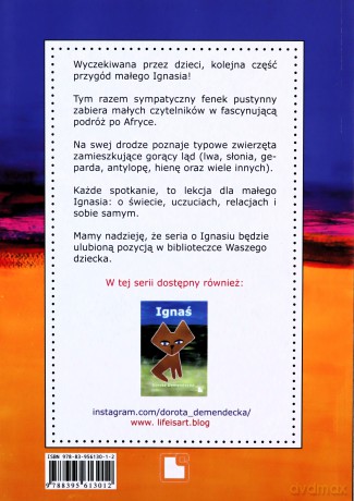 Ignaś w Afryce - Dorota Demendecka [KSIĄŻKA]