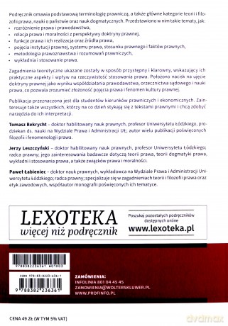 Podstawy doktryny prawnej - Tomasz Bekrycht, Jerzy Leszczyński [KSIĄŻKA]