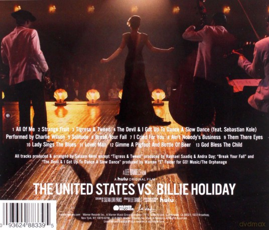 The United States Vs. Billie Holiday soundtrack (Andra Day) [CD]