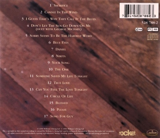 Elton John: Love Songs [CD]