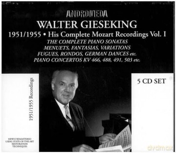 Walter Gieseking: Mozart - Piano Works, Vol 1 [5CD]