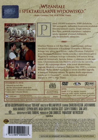 Ben Hur edycja specjalna [DVD]