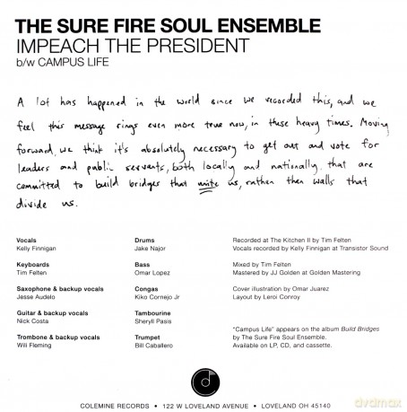 Sure Fire Soul Ensemble: Impeach The President [Winyl]