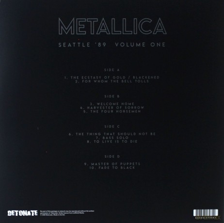 Metallica: Seattle 89 Vol.1 [2xWinyl]