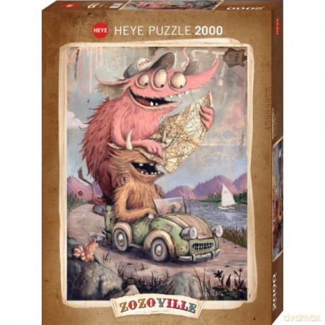 HEYE 2000 el. Czas na wycieczkę [PUZZLE]
