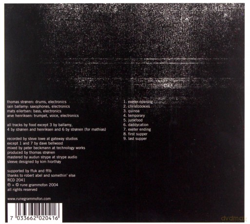 Food: Last Supper [CD]