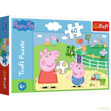 TREFL 60 el. Zabawy w gronie przyjaciół Peppa Pig [PUZZLE]
