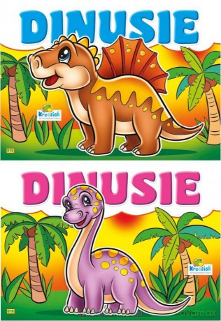 (055) Kolorowanka. Dinusie MIX [KSIĄŻKA]