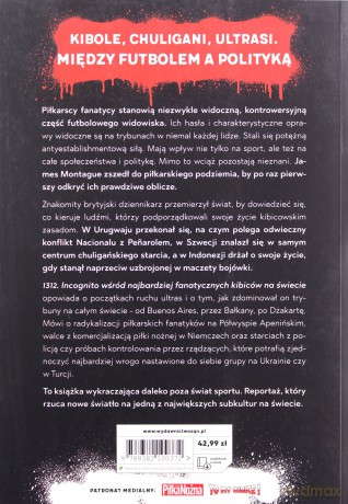 1312. Incognito wśród najbardziej fanatycznych kibiców na świecie - James Montague [KSIĄŻKA]