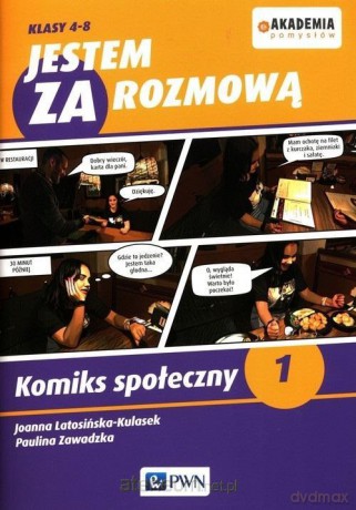Akademia pomysłów. Jestem za rozmową Klasa 4-8 [KOMIKS]