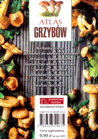 Atlas grzybów - Sławomir Sokół [KSIĄŻKA]