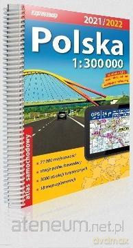 Atlas samochodowy Polska 1:300 000/2022 [KSIĄŻKA]