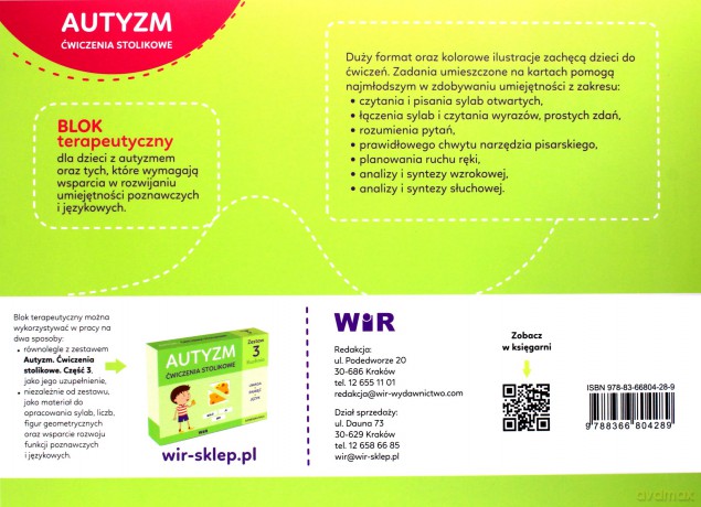 Autyzm - blok terapeutyczny - Agnieszka Bala [KSIĄŻKA]