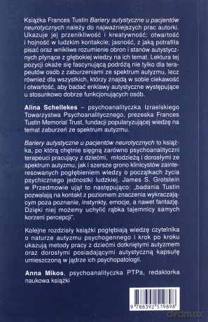 Bariery autystyczne u pacjentów neurotycznych - Frances Tustin [KSIĄŻKA]