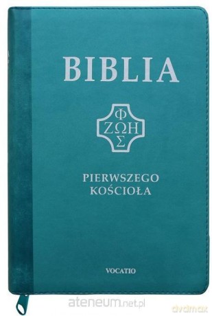 Biblia pierwszego Kościoła z paginatorami turkusowa - ks. Remigiusz Popowski SDB [KSIĄŻKA]