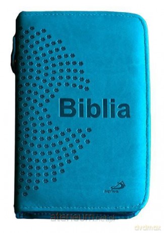 Biblia z kolorową wkładką (turkusowa z suwakiem) [KSIĄŻKA]