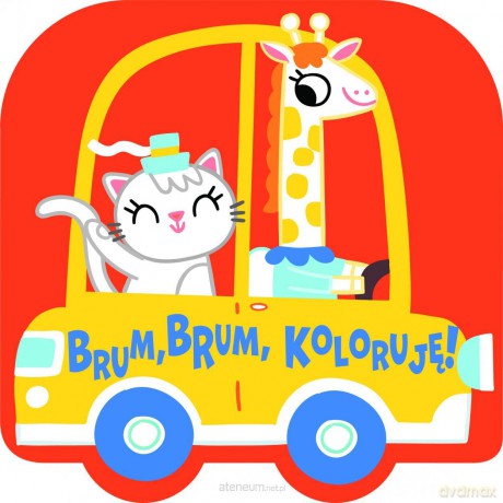 Brum, brum, koloruję! - Samochód [KSIĄŻKA]