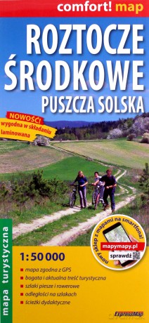 Comfort! map Roztocze Środkowe, Puszcza Solska