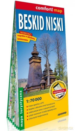 Comfort!map Beskid Niski 1: 70 000 laminat