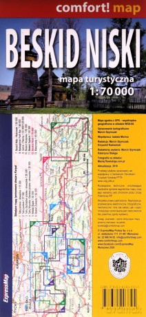 Comfort!map Beskid Niski 1: 70 000 laminat