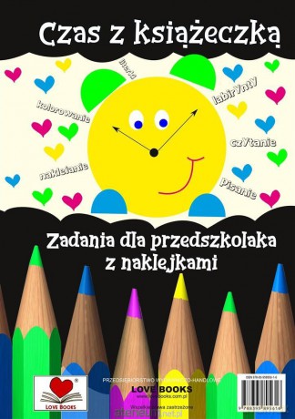 Czas z książeczką. Zadania dla przedszkolaka z naklejkami - Agnieszka Wileńska [KSIĄŻKA]