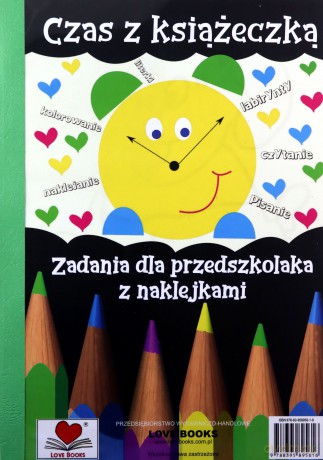 Czas z książeczką. Zadania dla przedszkolaka z naklejkami - Agnieszka Wileńska [KSIĄŻKA]