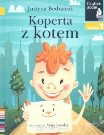 Czytam sobie - Koperta z kotem - Justyna Bednarek [KSIĄŻKA]