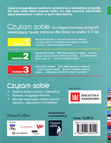 Czytam sobie - Nelka i piesek Fafik - Dorota Łaskot-Cichocka [KSIĄŻKA]