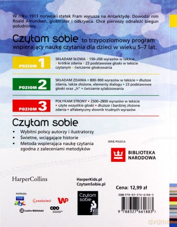 Czytam sobie - Wyprawa na biegun - Rafał Witek, Ewa Poklewska-Koziełło [KSIĄŻKA]