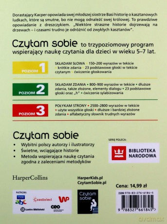 Czytam sobie. Kasztan, tapczan, tralala. Poziom 3 - Grzegorz Kasdepke [KSIĄŻKA]