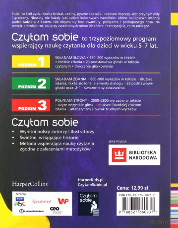 Czytam sobie. Pudel na dyskotece. Poziom 1 - Sylwia Chutnik, Magda Kozieł-Nowak [KSIĄŻKA]
