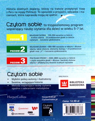 Czytam sobie. Wyprawa Kon-Tiki. Poziom 2 - Joanna Jagiełło [KSIĄŻKA]