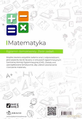 Dasz radę! Egzamin ósmoklasisty. Matematyka zbiór zadań [KSIĄŻKA]