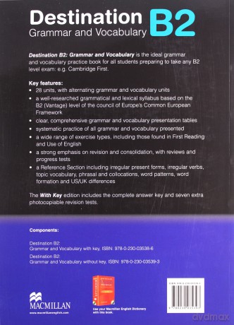 Destination B2 Grammar&Vocabulary - Malcolm Mann, Steve Taylore-Knowles [KSIĄŻKA]