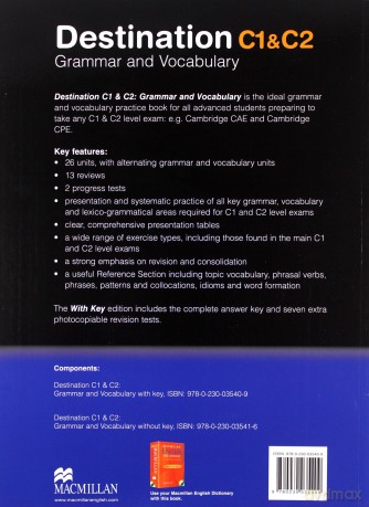 Destination C1/C2 Grammar&Vocabulary + key - Malcolm Mann, Steve Taylore-Knowles [KSIĄŻKA]