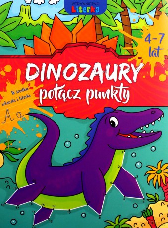 Dinozaury - Połącz punkty [KSIĄŻKA]