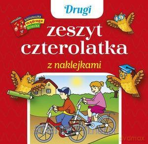 Drugi zeszyt czterolatka z naklejkami - Anna Wiśniewska [KSIĄŻKA]