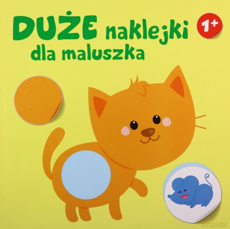 Duże naklejki dla maluszka - kotek 1+ [KSIĄŻKA]