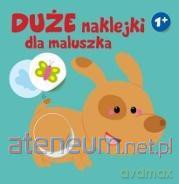 Duże naklejki dla maluszka - piesek 1+ [KSIĄŻKA]