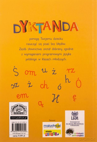 Dyktanda dla klas 1-3 - Ewa Owsińska, Zofia Staniszewska [KSIĄŻKA]