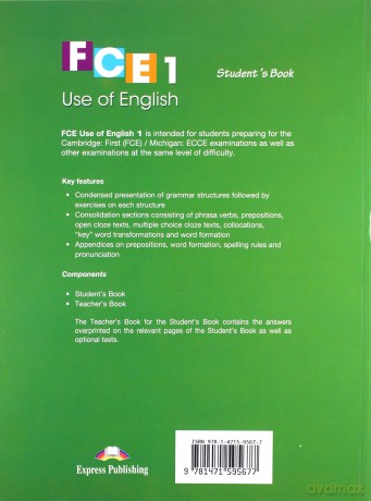 FCE Use of English 1 podręcznik + kod DigiBook - Virginia Evans [KSIĄŻKA]