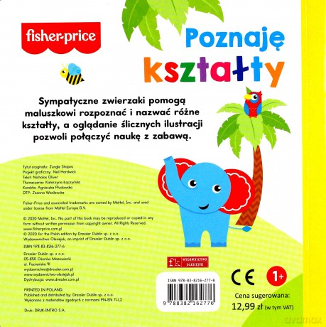 Fisher Price. Poznaję kształty - Nicholas Oliver [KSIĄŻKA]