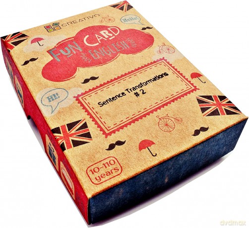 Fun Card English Sentence Transformations #1 [KSIĄŻKA]