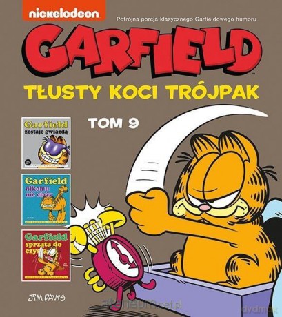 Garfield (Tom 9) Tłusty koci trójpak - Jim Davis [KOMIKS]